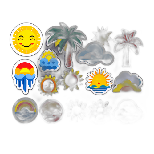 越南天氣主題貼紙