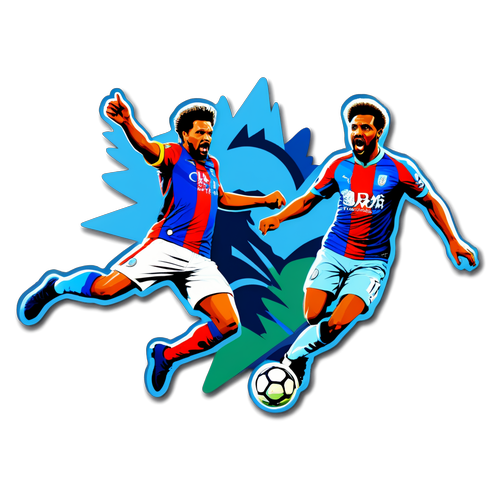 Crystal Palace vs Manchester City Football Action Sticker