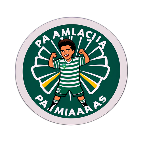 Adesivo Divertido do Jogo do Palmeiras