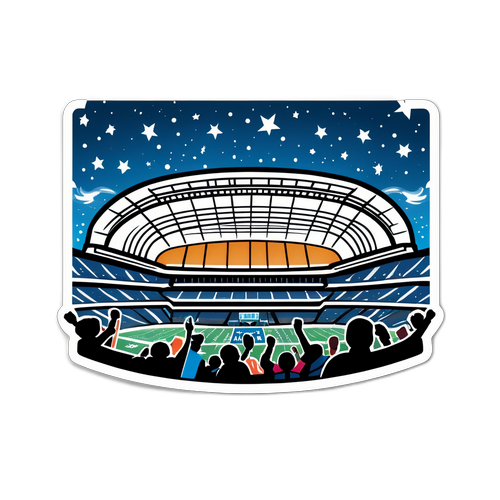 Stadium MetLife di Bawah Langit Berbintang