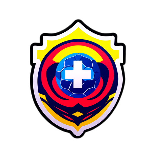 Sticker Criativo com Logo da Sudamericana