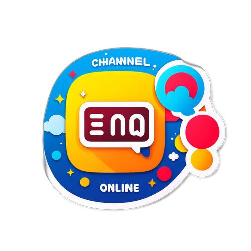 สติ๊กเกอร์เชิญชวนเยี่ยมชมเว็บไซต์ Channel 3 ออนไลน์