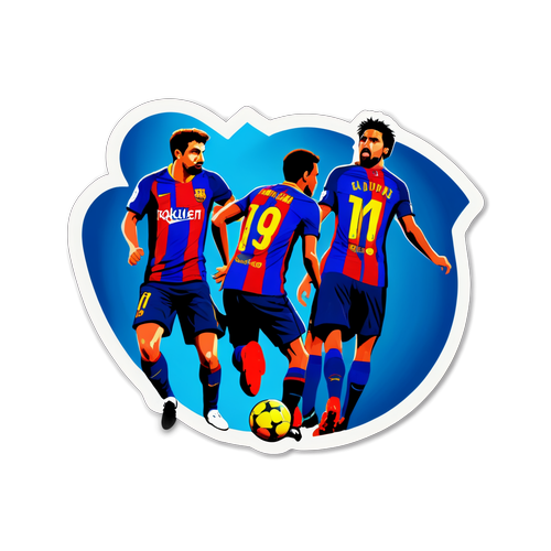 Intens øjeblik fra Barcelona vs. Inter