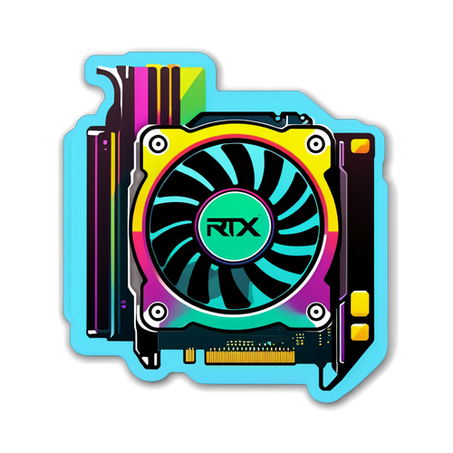 RTx 5080 Taiteellinen Tarra