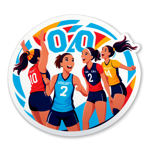 Les JO 2024 en Cardiologie: Découvrez l'Énergie Explosive du Volley-Ball!