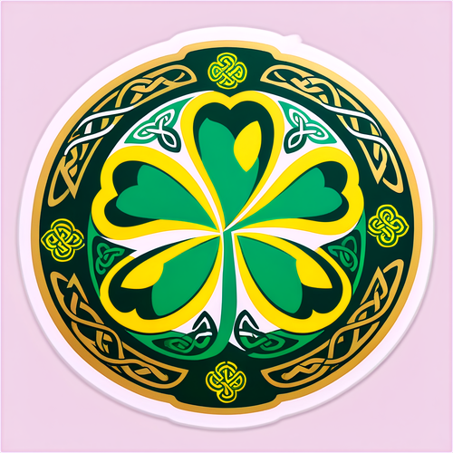 Celtic Charm: Irish Spirit Sticker