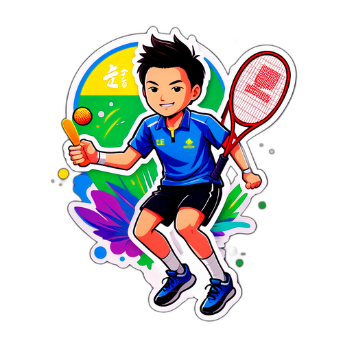 Sticker Merayakan Pencapaian Lee Zii Jia