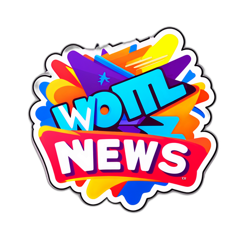 WTOL News Energetic Slogan Sticker