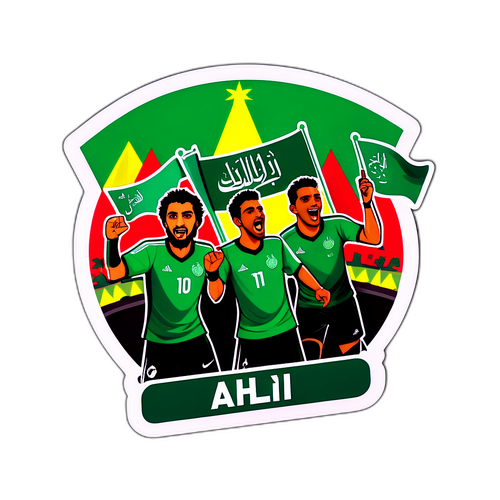 Sticker ya Ushindi ya Al-Ahli