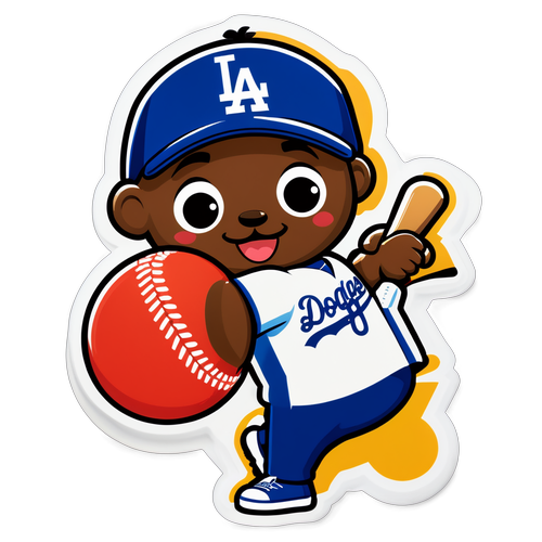 Ang Dodgers Sticker na Magpapagalaw ng Iyong Baseball Experience!