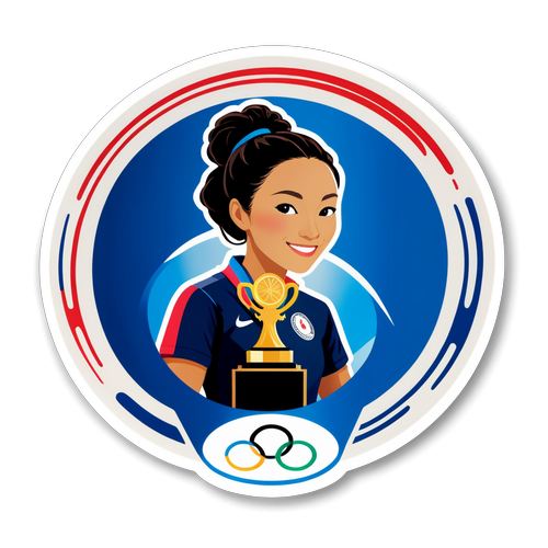 Rayakan Kejayaan Suni Lee! Stiker Khas Olimpik yang Menggugah Semangat Juang!