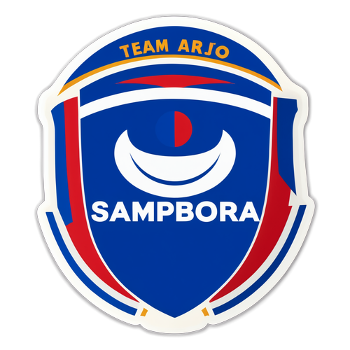 Adesivo Cuore della Sampdoria