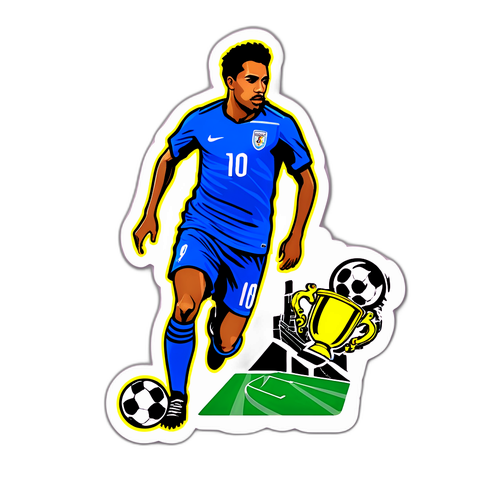 Sticker dedicato al viaggio di Joao Pedro