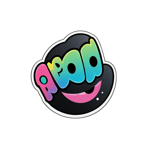 Vibrant "Pop Sticker" Logo