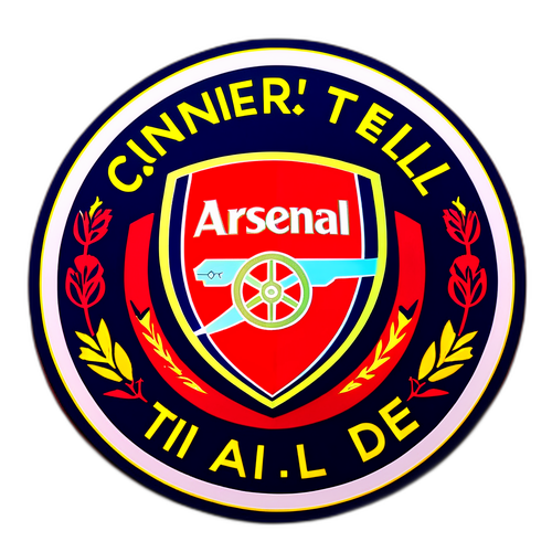 Arsenal csapat stílusos akció