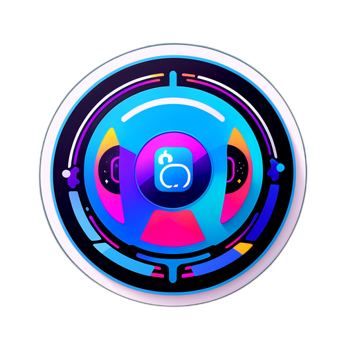 iOS 26 logo futuristisilla elementeillä