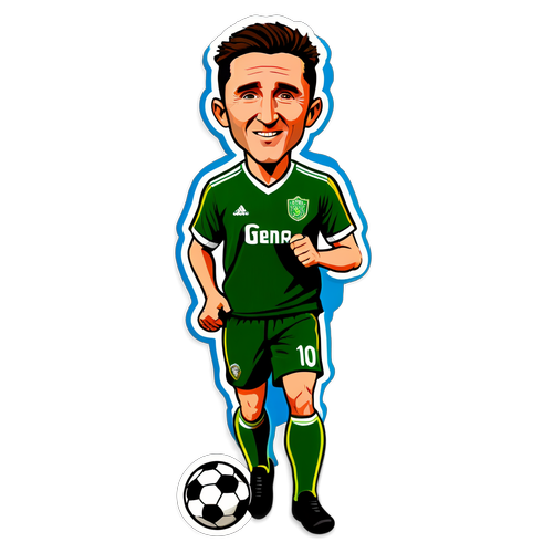 Ragyogó Futball Mottók Robbie Keane Inspirálta Matrica