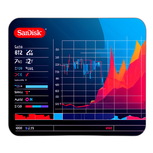 SanDisk 股票價格藝術圖表