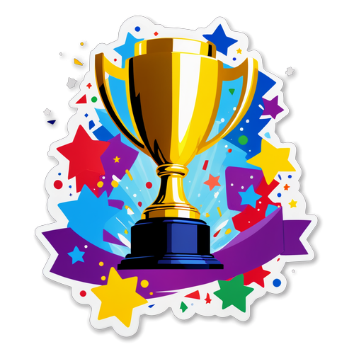 U17 Europese Kampioenschap Winnaars Trofee Sticker