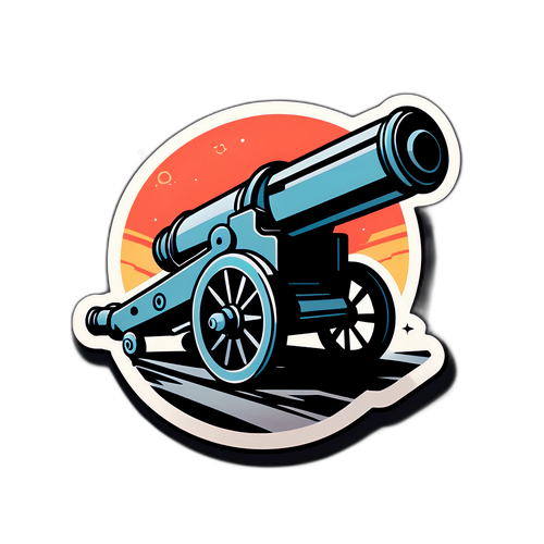 Nhãn dán súng thần công Arsenal hiện đại