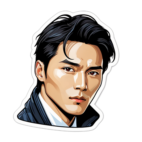 카라리즘 넘치는 원빈 스티커 디자인