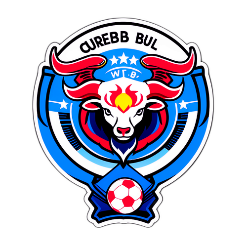 Stiker Semangat Komunitas Penggemar New York Red Bulls dan Minnesota United