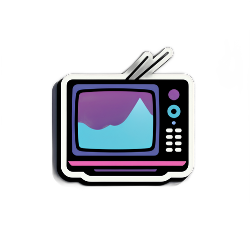 Adesivo Minimalista di Streaming