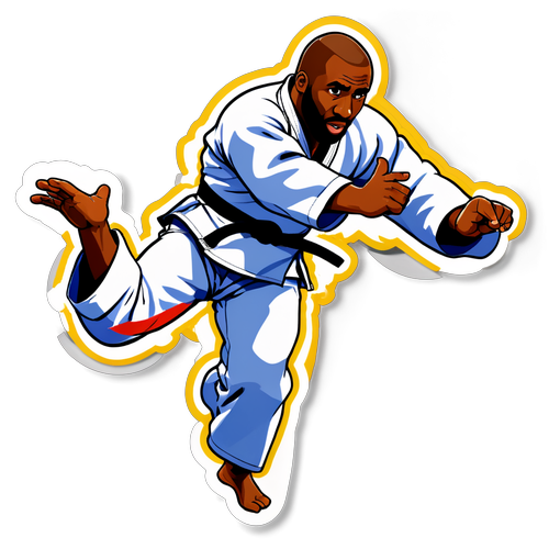 Teddy Riner : Le Champion Qui Inspire ! Découvrez le Sticker Qui Fait Bouger !