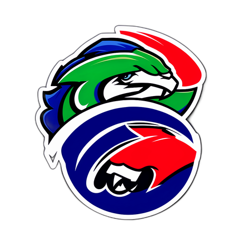 Canucks vs. Hurricanes Game Day Sticker