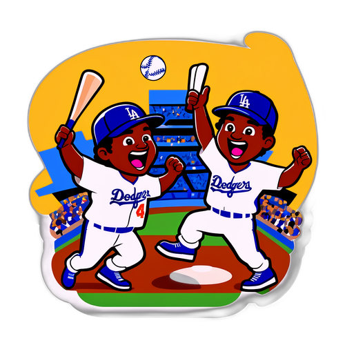 Dodgers vs. Rockies Showdown Sticker