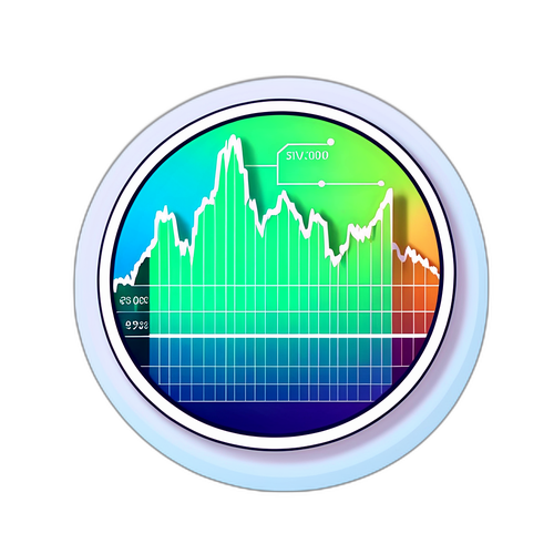 半費指數市場波動貼紙