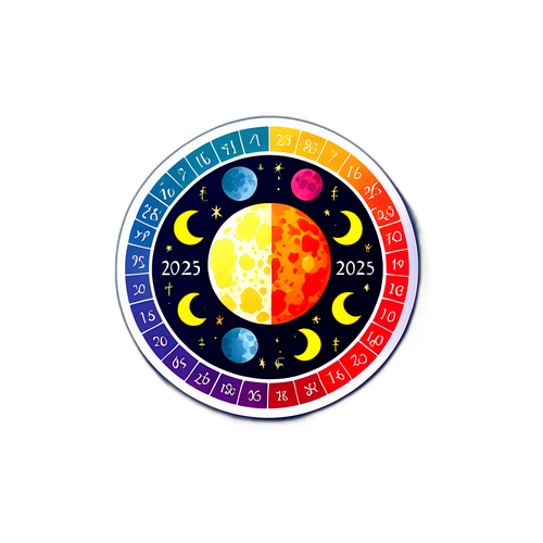 Hình ảnh biểu tượng của lịch âm 2025