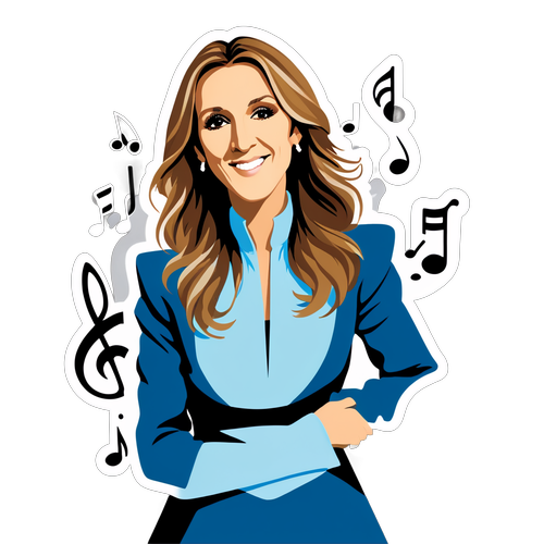 Whimsy Sticker af Celine Dion