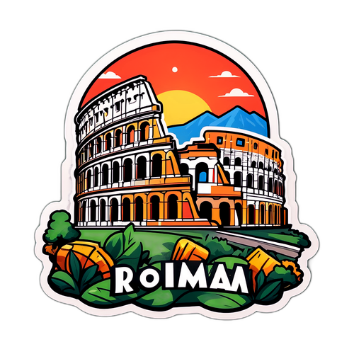 Sticker ya Jiji la Roma