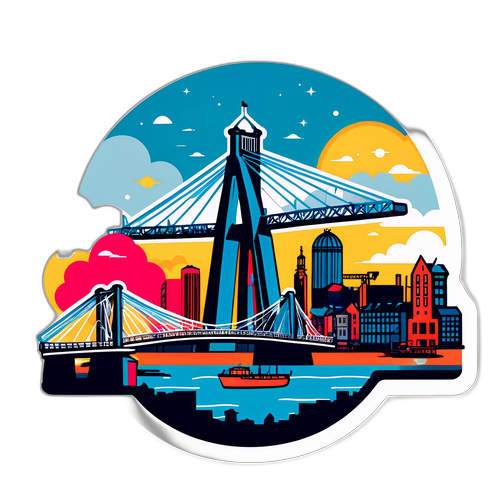 Ikonisk skyline av Middlesbrough