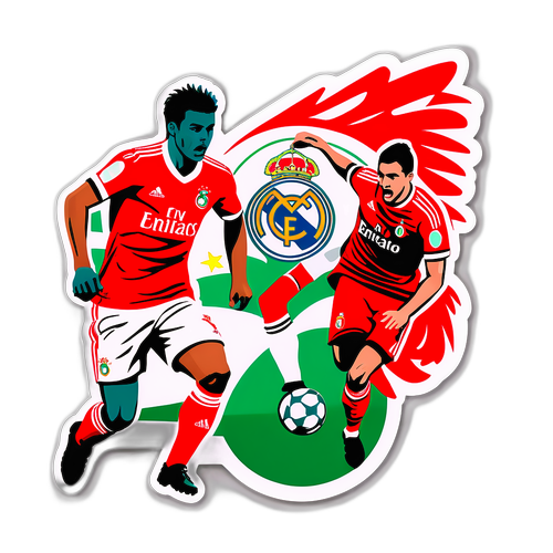 מדבקת משחק דרמטי בין בנפיקה לריאל מדריד