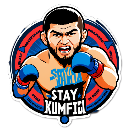 Sticker Khabib Nurmagomedov: Tetap Tak Terbendung