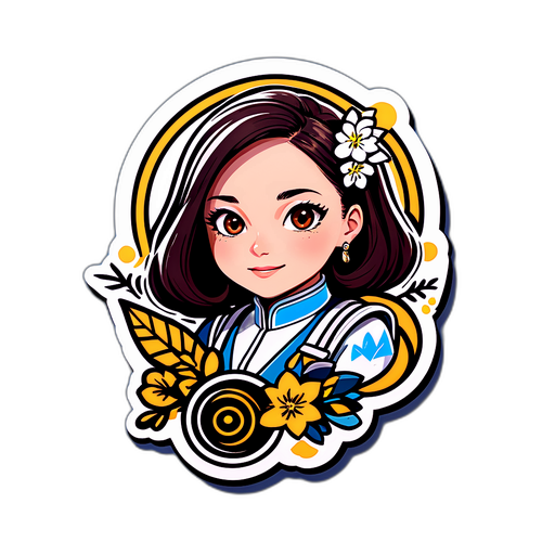 Iida Karhunen - Kaunis saavutuksiaesittelevä tarra