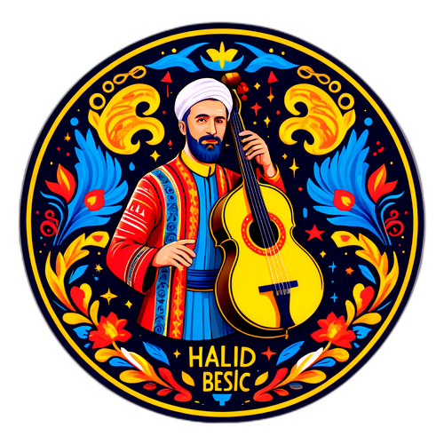 Vibrant Halid Bešlić Sticker