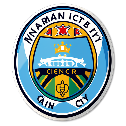 Man City Sticker Ontwerp