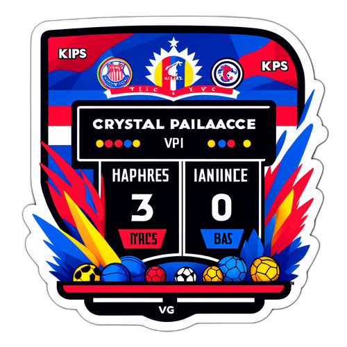 Sticker ya Mchezoni kati ya Crystal Palace na KUPS