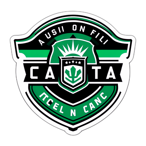 Camisa mezclada con los colores de Austin FC y LAFC, con el eslogan 'Soccer on the Border'