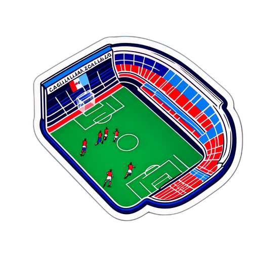 Penyokong Cagliari vs Lazio di Padang Bola