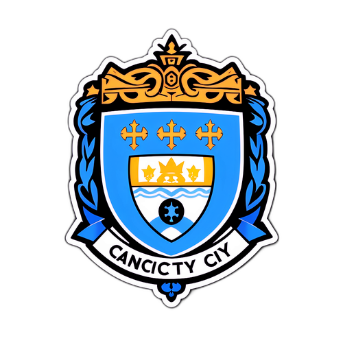 Μοντέρνος σχεδιασμός του σήματος της Μάντσεστερ Σίτι