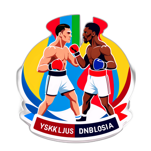 Autocollant créatif Usyk-Dubois