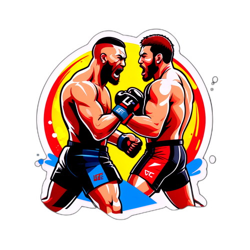Tiukka hetki UFC-ottelussa