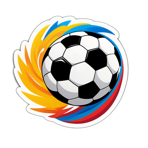 Stiker Sepak Bola Beraksi
