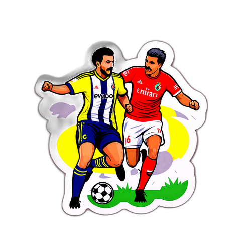 Design jucători de fotbal Fenerbahçe vs Benfica