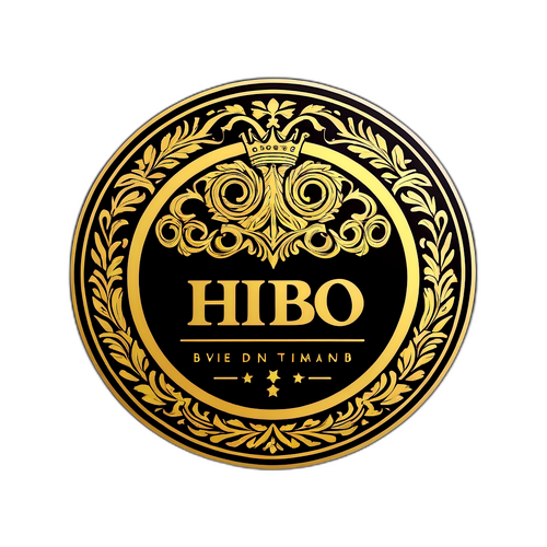 Sticker cu logo-ul HBO