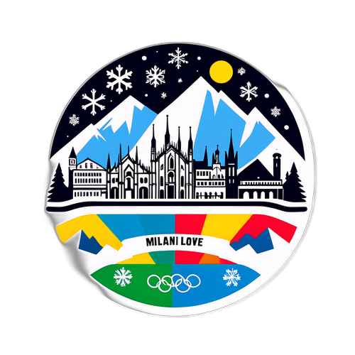 2026-os Milánó-Cortina Téli Olimpia matrica